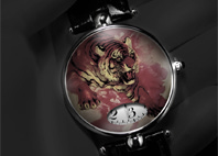 Cup Timepiece - Metiers d'Art Verre &Eacute;glomis&eacute; 