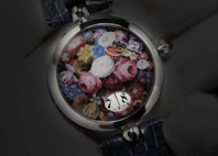 Elegance Timepiece - Metiers d'Art Verre &Eacute;glomis&eacute; 